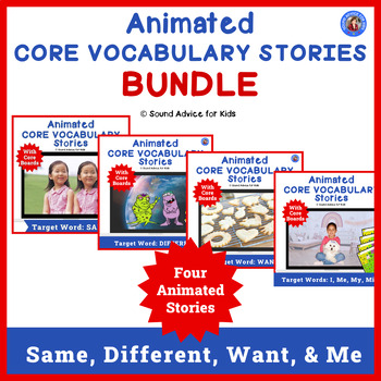 Preview of AAC Core Vocabulary Unit Bundle: Vocabulary Building with AAC Core Boards