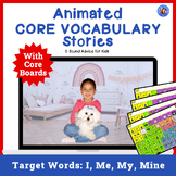 AAC Core Vocabulary Activity: I, ME, MY Vocabulary Buildin