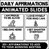 Animated Daily Affirmation Slides for Morning Meeting | Ed