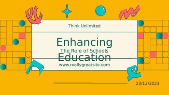 Preview of Animated Enhancing Education Presentation