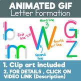 Moveable Animated GIF - Letter Formation - Learn to Write 