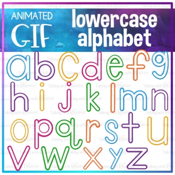 animated letter a
