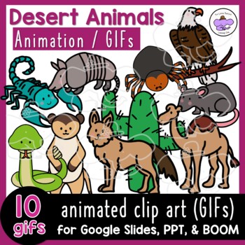 Animated GIFs Desert Animals | Animal Kingdom GIF | TPT