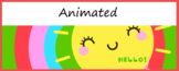 Animated Google Classroom Header (Hello Sunshine!) - Banner