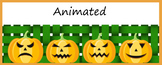 Animated Google Classroom Header (Pumpkins) Banner - Dista