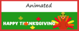 Animated Google Classroom Header (Thanksgiving) Banner - D