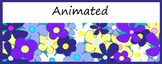 Animated Google Classroom Headers (Blooms) Banners - Dista