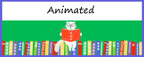 Animated Google Classroom Headers (Bookish) Banners - Dist