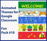 Animated Google Classroom Headers (Fun Pack #10) Banners -