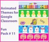 Animated Google Classroom Headers (Fun Pack #11) Banners -