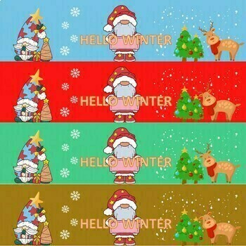 Animated Google Classroom Headers | Hello Winter | Merry Christmas | Banner