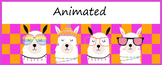 Animated Google Classroom Headers (Llama Llama) Banners- D