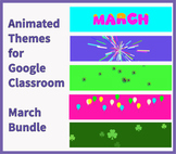 Animated Google Classroom Headers (March) Banners - Distan