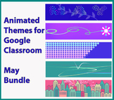 Animated Google Classroom Headers (May) Banners - Distance