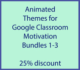 Animated Google Classroom Headers (Motivation Bundle) Bann
