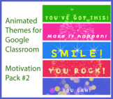 Animated Google Classroom Headers (Motivation Pack #2) Banners