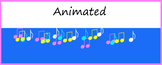 Animated Google Classroom Headers (Music) Banners - Distan