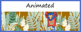 Animated Google Classroom Headers (Safari) Banners- Distan