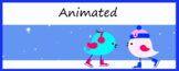Animated Google Classroom Headers (Snowbirds) Banners- Dis