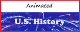 Animated Google Classroom Headers (U.S. History) Banners -