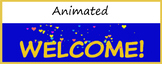 Animated Google Classroom Headers (Welcome) Banners - Dist