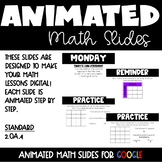 Animated Google Math Lessons for Distance Learning