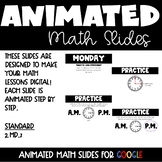 Animated Google Math Lessons for Distance Learning