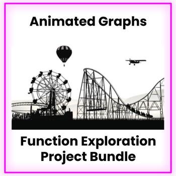 Preview of Animated Graphs Project Bundle (Desmos Activity)