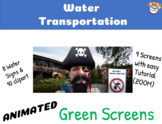 Animated Green Screen Water (Transportation) Signs, Creati
