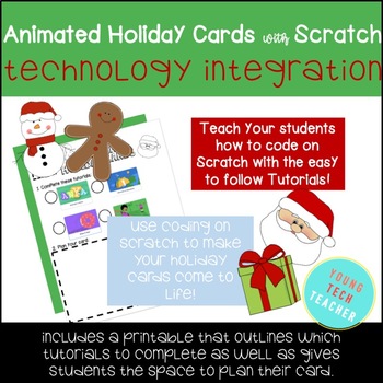 Animated Holiday Cards with Scratch by Young Tech Teacher | TPT