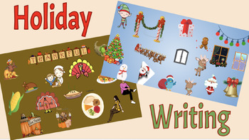 Preview of Animated Holiday Writing Activities (with gifs!)