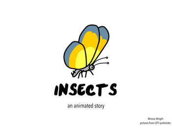 Preview of Insects animated Book and Quiz for non verbal Level 1 students