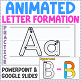 Animated Letter Formation Practice - Digital Alphabet Revi