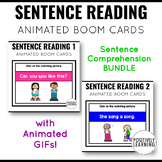 Sentence Reading Comprehension Using Boom Cards with Anima