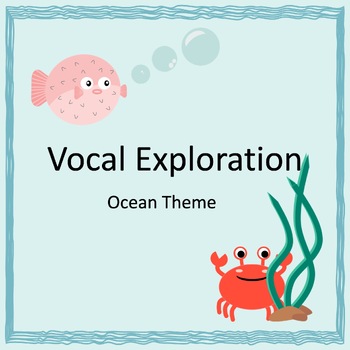 Preview of Animated Ocean Pathway Cards for Vocal Exploration