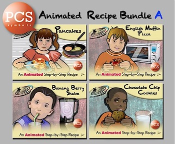 Preview of Animated Recipe Bundle A - PCS
