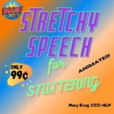 Animated STRETCHY Speech! Moving Visuals for Stuttering Th