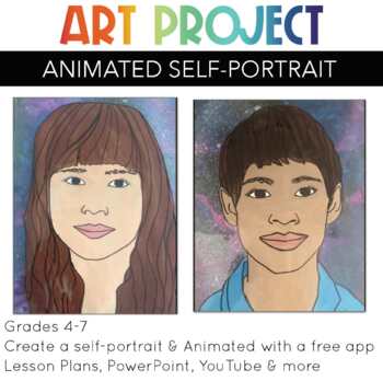 Preview of Self-Portrait Art Project  Animates with APP