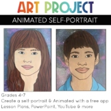 Self-Portrait Art Project  Animates with APP
