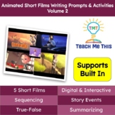 Writing Prompt and Activities: Animated Short Films BUNDLE