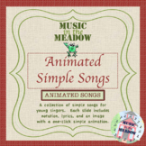 Animated Simple Songs: Frog in the Meadow, Pitter Patter, 