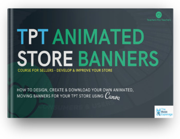 Preview of Animated Store Banner-Create Your Own in Canva - 9 banners to download and edit