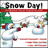 Animated Vocal Exploration [Snow Day] – for Powerpoint, Ke