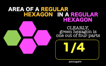 Preview of Animating Area of a Regular Hexagon in Another Regular Hexagon