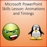 Animations Lesson Activity for Teaching Microsoft PowerPoi