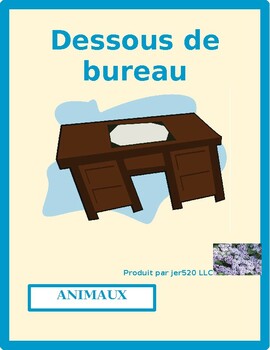 Animaux (Animals in French) Desk Mat by jer520 LLC | TPT