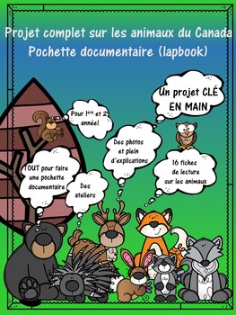 Preview of French Lapbook Animaux de la forêt