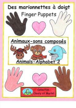 Preview of Animaux-sons composés / Animals-Alphabet 2 * Finger Puppets