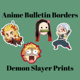 Anime Bulletin Board Border Trim / Demon Slayer Patters / 