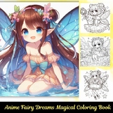 Anime Fairy Dreams Magical Coloring Book